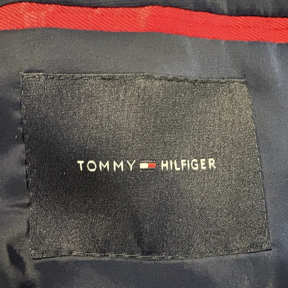 Tommy Hilfiger Sport Coat 38R Blue Wool‎ Blend Performance Stretch Modern Blazer